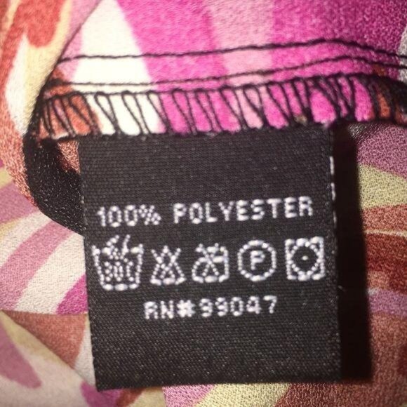 Piano Women's Medium Sleeveless Blouse Multicolor Wooden Beaded Watercolor - Picture 5 of 6